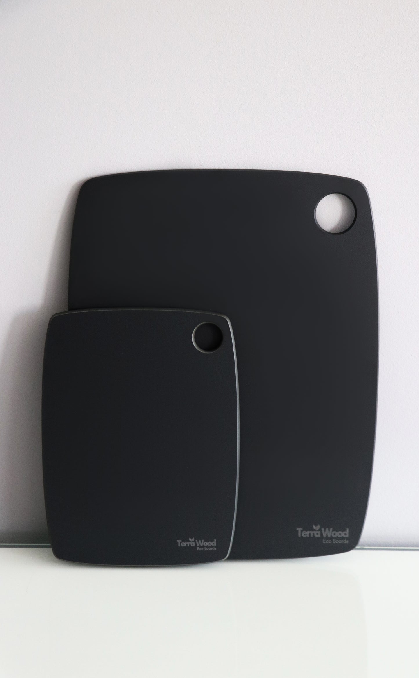 Sada krájecích prkének: „S“ 20x15 + „M“ 30x23,5 – Černá