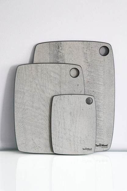 Sada kuchyňských krájecích prkének: “S”+“M”+“L” – Šedá