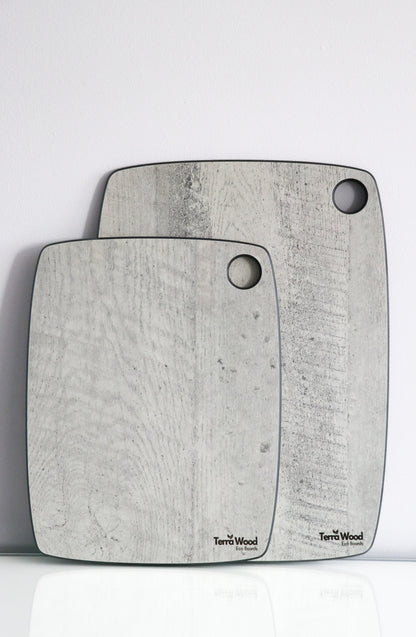 Sada kuchyňských krájecích prkének: “M” 30x23.5 + “L” 37x27.5 – Šedá