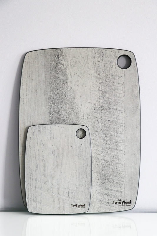 Sada kuchyňských krájecích prkének: „S“ 20x15 + „L“ 37x27,5 – Šedá