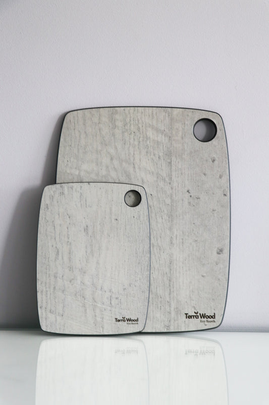 Sada kuchyňských krájecích prkének: “S” 20x15 + “M” 30x23.5 – Šedá