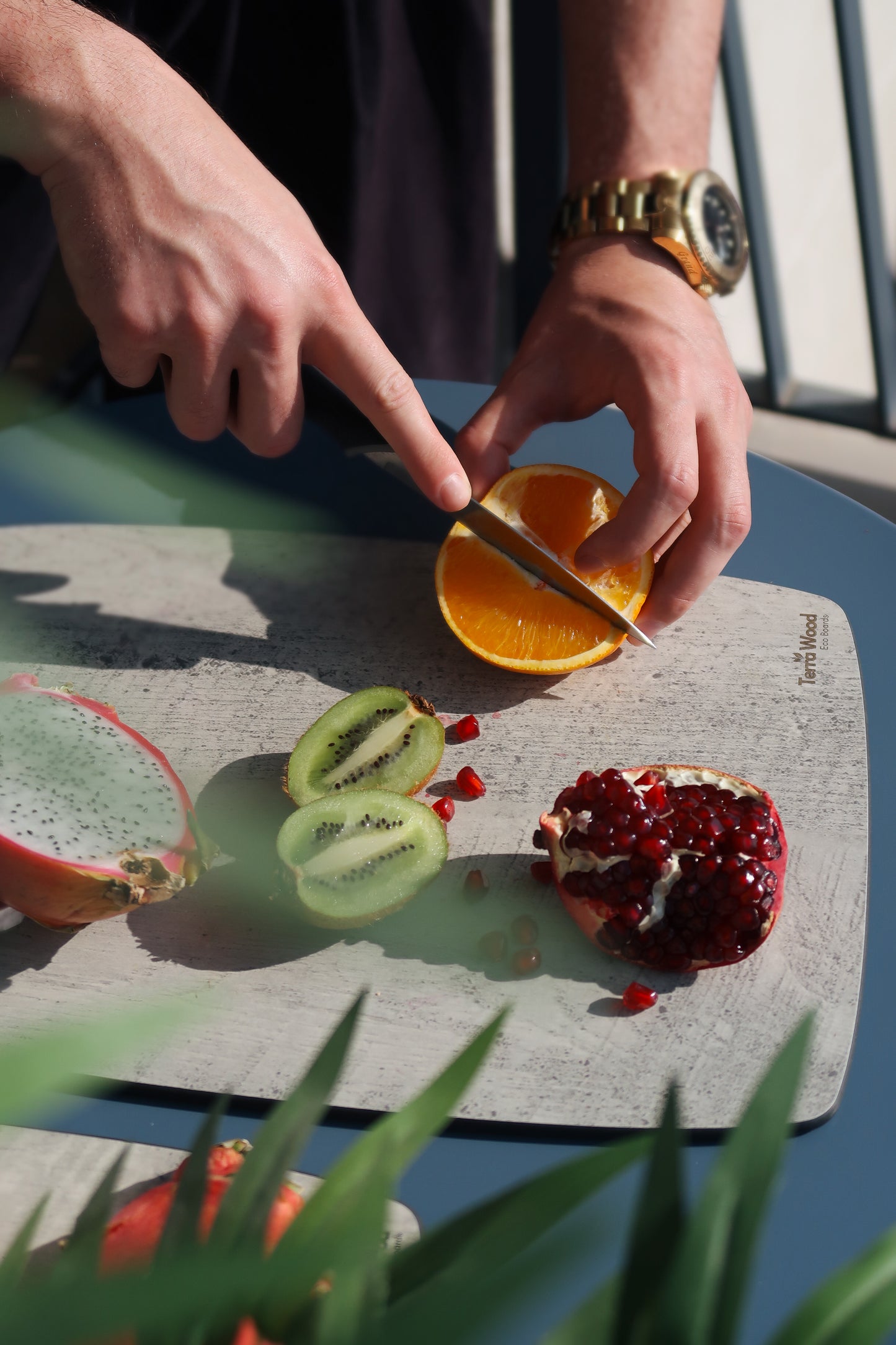 Sada kuchyňských krájecích prkének: “S” 20x15 + “M” 30x23.5 – Šedá