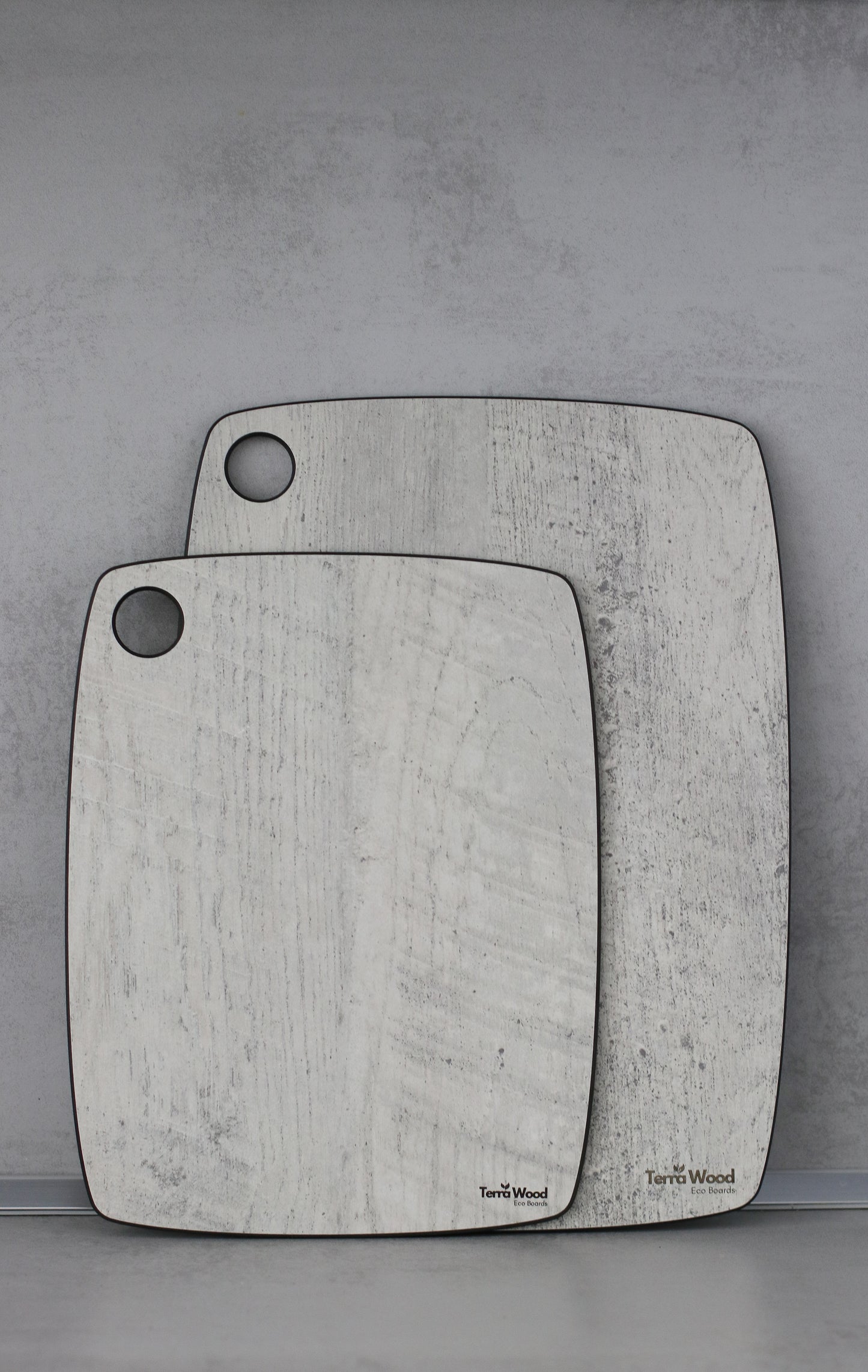 Set of Cutting Boards: “S” 20x15 + “L” 37x27.5 - Gray