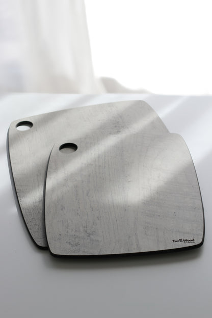 Set of Cutting Boards: “S” 20x15 + “L” 37x27.5 - Gray