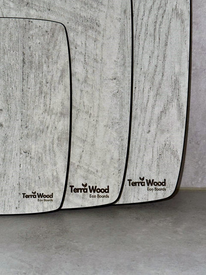 Set of Cutting Boards: “S” 20x15 + “M” 30x23.5 + “L” 37x27.5 - Gray